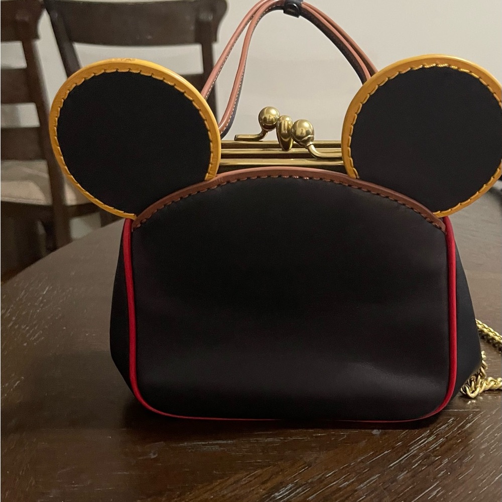 Coach keith haring mickey mouse bag